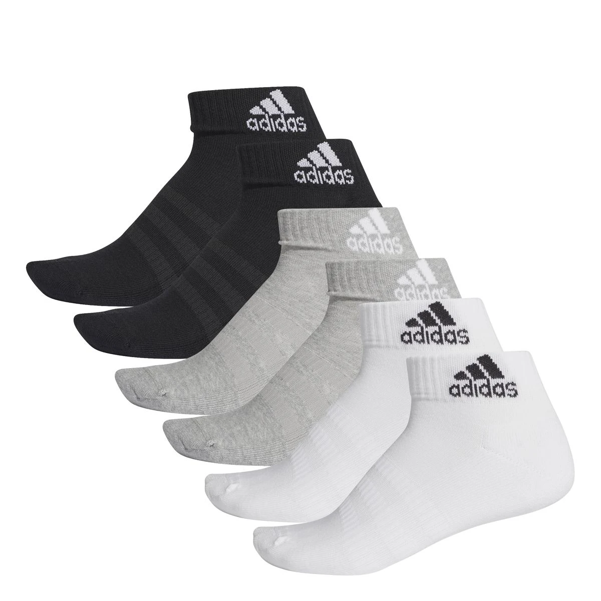 Adidas Cushioned Ankle Socken, 6 Paar Unisex 2 Adidas Cushioned Ankle Socken, 6 Paar Unisex – Bild 2