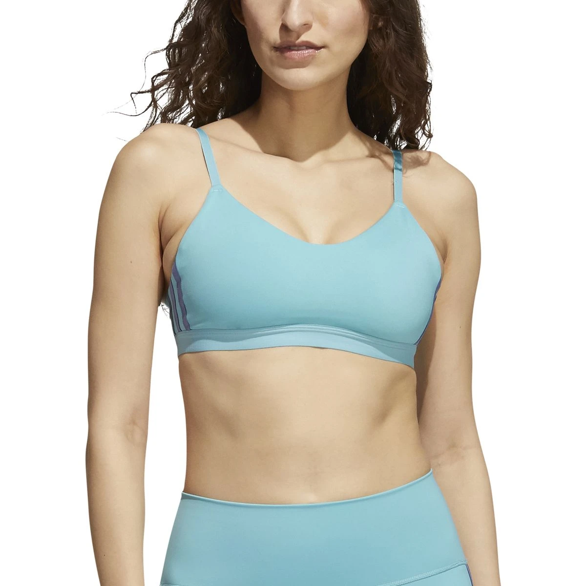 Adidas All Me 3-Streifen Sport-BH Damen 2 Adidas All Me 3-Streifen Sport-BH Damen – Bild 2