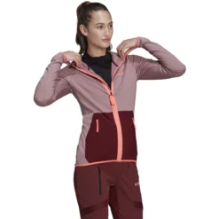 Adidas TERREX Tech Lite Hooded Hiking Fleecejacke Damen -Sport 2000 Geschaft adidas 1508891083 h51466 model10