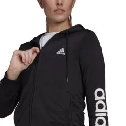 Adidas Essentials Logo French Terry Trainingsanzug Damen 15 Adidas Essentials Logo French Terry Trainingsanzug Damen -Sport 2000 Geschaft adidas 1568547304 GM5575 model3