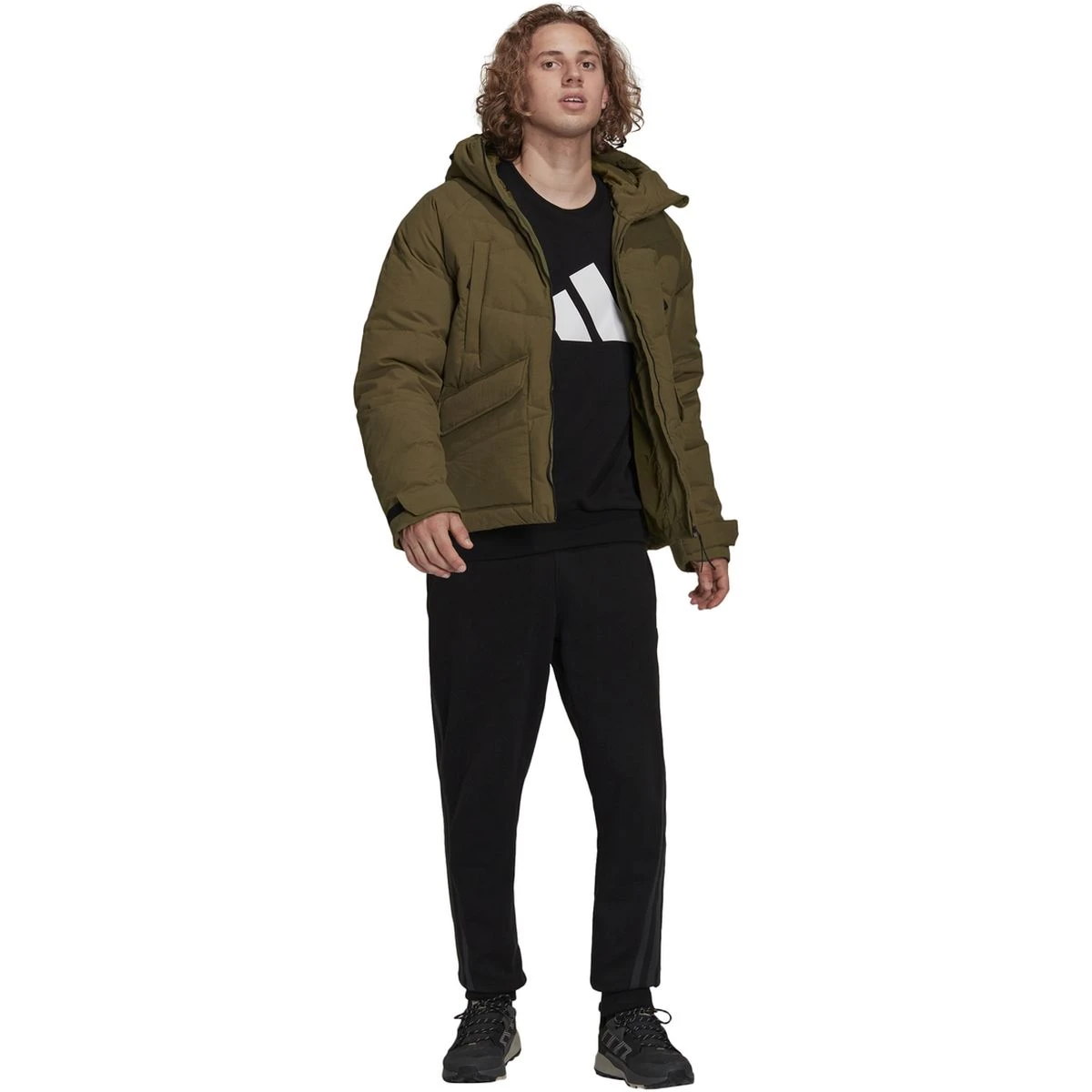 Adidas Big Baffle Daunenjacke Herren 3 Adidas Big Baffle Daunenjacke Herren – Bild 3