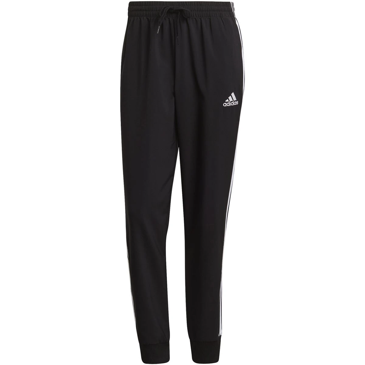 Adidas AEROREADY Essentials Tapered Cuff Woven 3-Streifen Hose Herren 1 Adidas AEROREADY Essentials Tapered Cuff Woven 3-Streifen Hose Herren