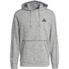 Adidas Essentials Mélange Embroidered Small Logo Hoodie Herren