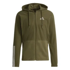 Adidas Essentials Polar Fleece Giant Logo Kapuzenjacke Herren