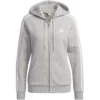Adidas Essentials Fleece 3-Streifen Kapuzenjacke Damen