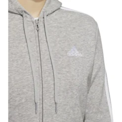 Adidas Essentials Fleece 3-Streifen Kapuzenjacke Damen -Sport 2000 Geschaft adidas gv6021 gv6021 model3