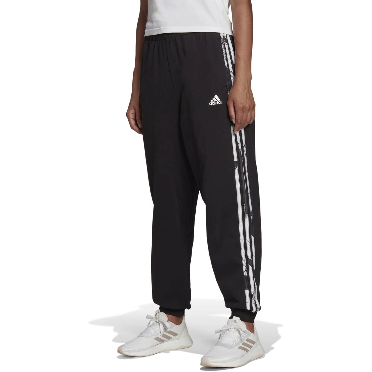 Adidas Essentials Print 3-Streifen Hose Damen 6 Adidas Essentials Print 3-Streifen Hose Damen – Bild 6