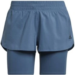 Adidas Run Icons Two-in-One Running Shorts Damen