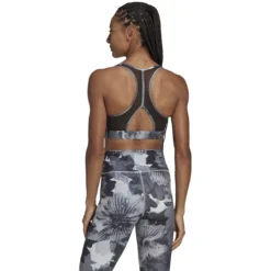 Adidas Powerreact Training Medium-Support Allover Print Sport-BH Damen -Sport 2000 Geschaft adidas hc3719 hc3719 model2