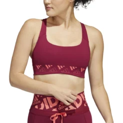 Adidas Powerimpact Training Medium-Support Logo Sport-BH Damen -Sport 2000 Geschaft adidas hd7692 hd7692 model1