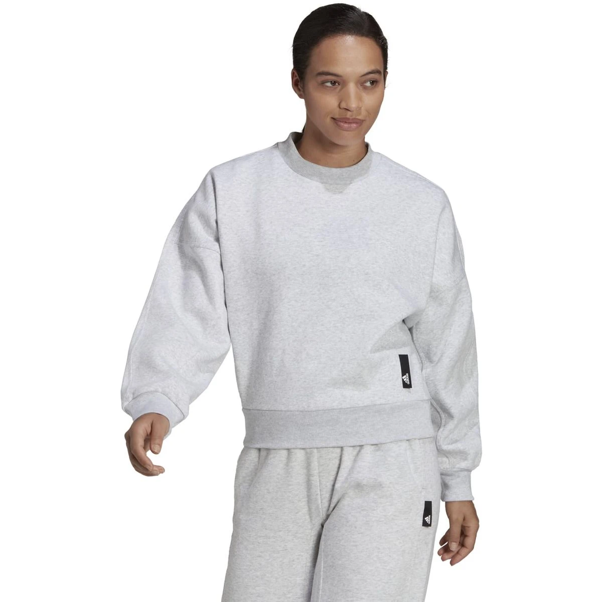 Adidas Sportswear Studio Lounge Fleece Sweatshirt Damen 7 Adidas Sportswear Studio Lounge Fleece Sweatshirt Damen – Bild 7