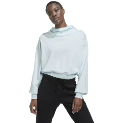 Adidas Studio Lounge Cropped Hoodie Damen -Sport 2000 Geschaft adidas hh8511 hh8511 model9