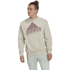 Adidas Essentials Brand Love French Terry Sweatshirt – Genderneutral Unisex -Sport 2000 Geschaft adidas hk0364 hk0364 model9