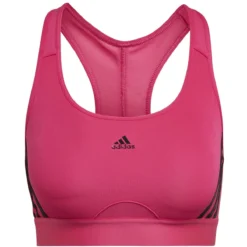 Adidas Powerreact Training Medium-Support 3-Streifen Sport-BH Damen