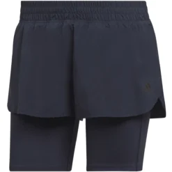 Adidas Run Icons Two-in-One Running Shorts Damen