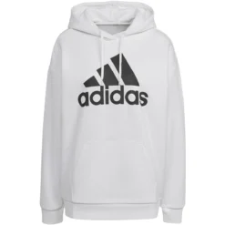 Adidas Essentials Logo Boyfriend Fleece Hoodie Damen