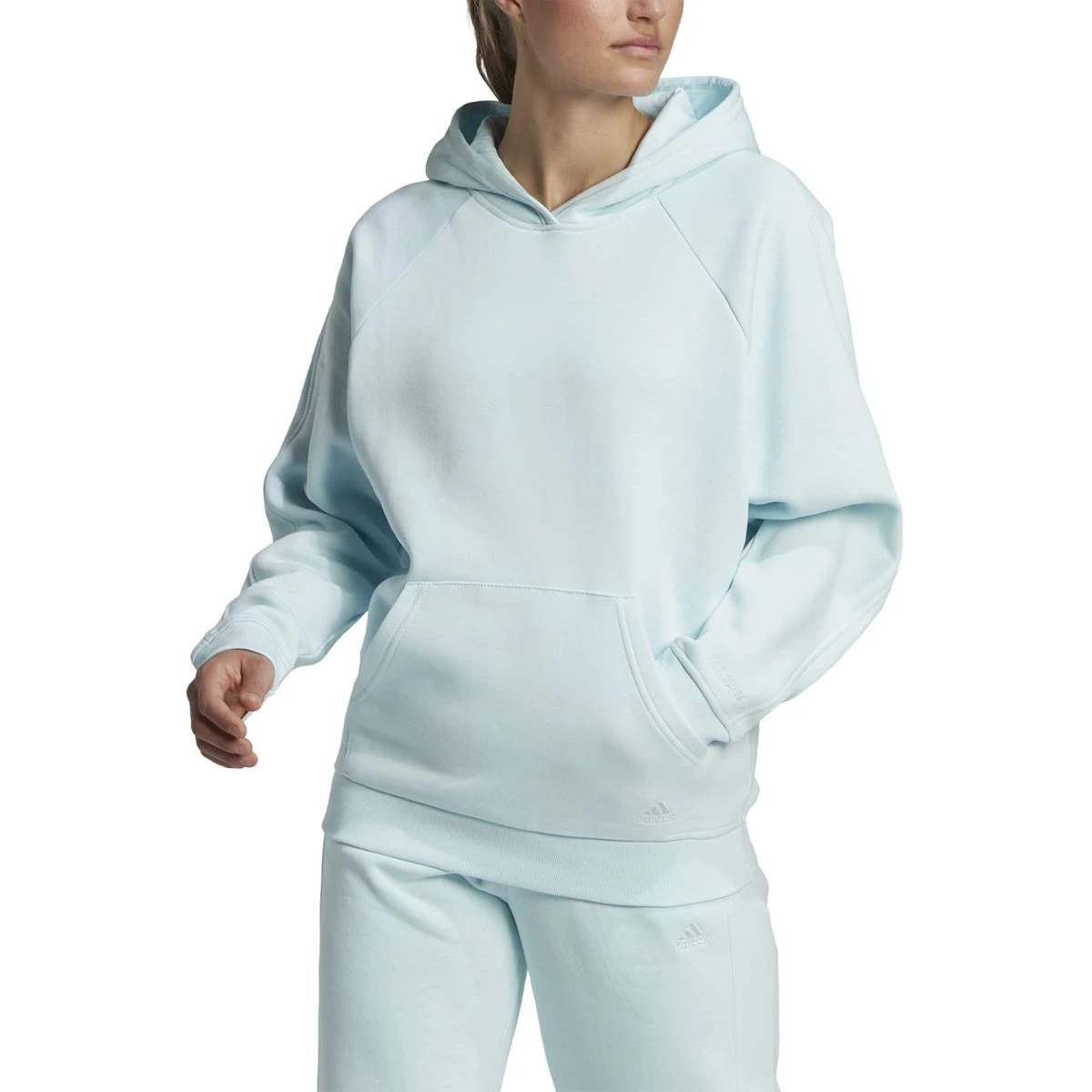 Adidas ALL SZN Fleece Boyfriend Hoodie Damen 2 Adidas ALL SZN Fleece Boyfriend Hoodie Damen – Bild 2