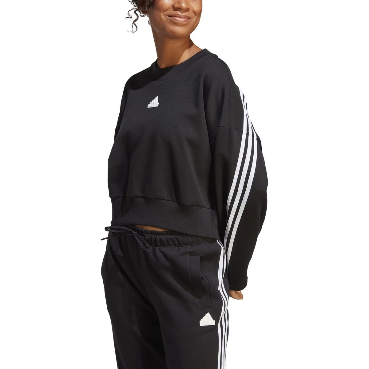 Adidas Future Icons 3-Streifen Sweatshirt Damen 2 Adidas Future Icons 3-Streifen Sweatshirt Damen – Bild 2