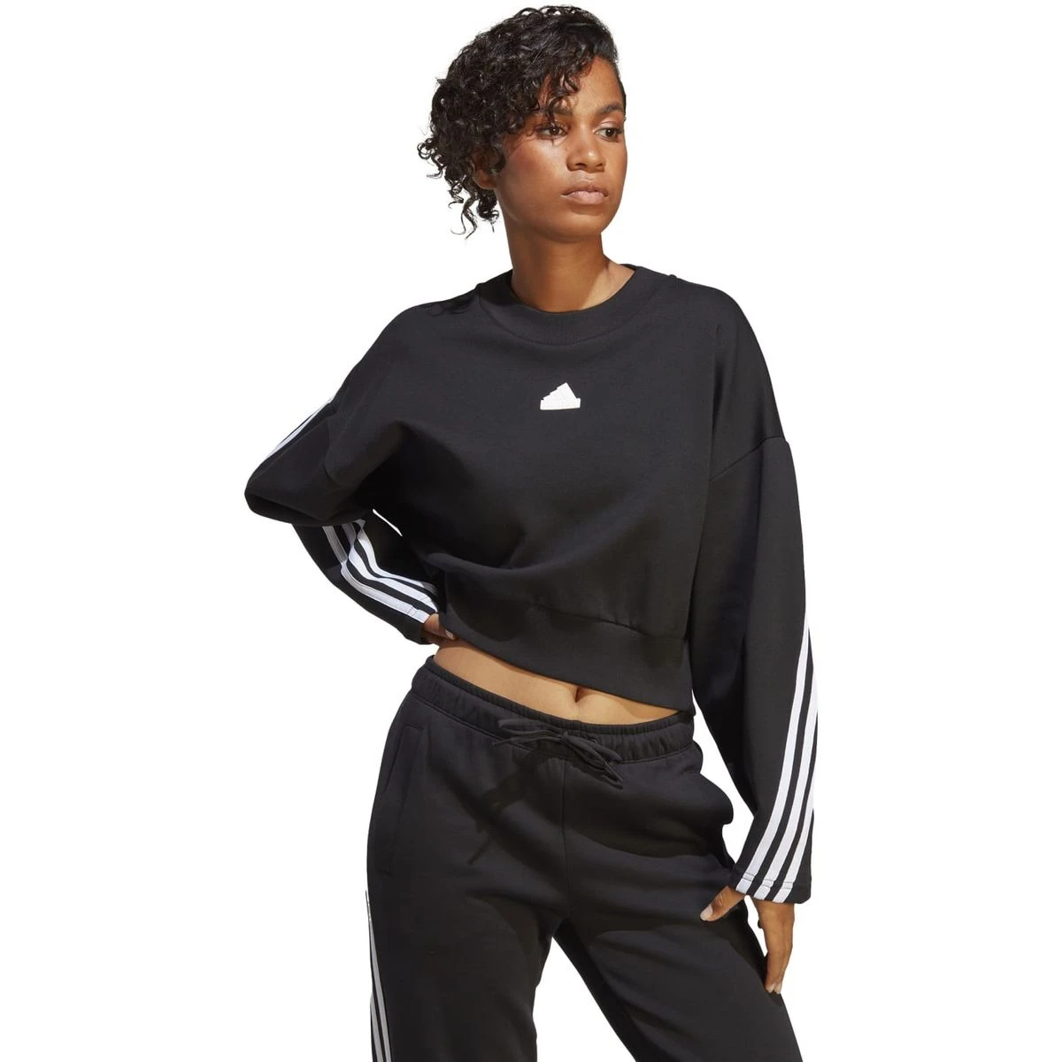 Adidas Future Icons 3-Streifen Sweatshirt Damen 3 Adidas Future Icons 3-Streifen Sweatshirt Damen – Bild 3