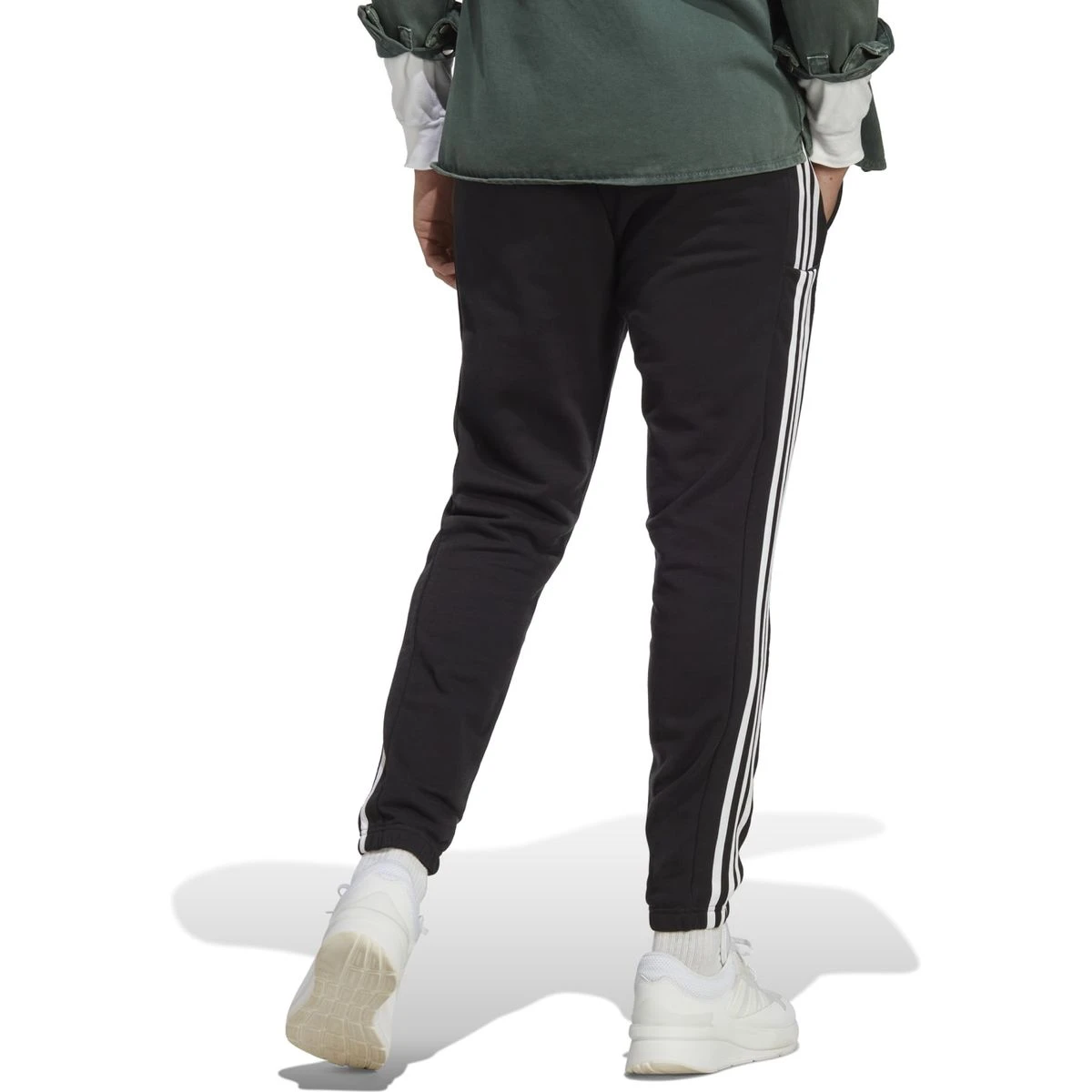 Adidas Essentials French Terry Tapered Elastic Cuff 3-Streifen Hose Herren 3 Adidas Essentials French Terry Tapered Elastic Cuff 3-Streifen Hose Herren – Bild 3