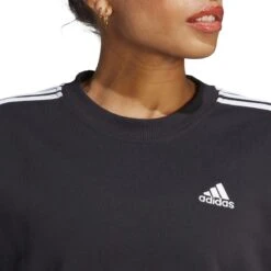 Adidas Essentials 3-Stripes Sweatshirt Damen 11 Adidas Essentials 3-Stripes Sweatshirt Damen -Sport 2000 Geschaft adidas ic8766 ic8766 model3