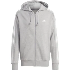 Adidas Essentials French Terry 3-Streifen Kapuzenjacke Herren