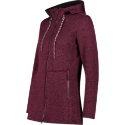 CMP Long Jacket Fix Hood Damen Kapuzensweater -Sport 2000 Geschaft cmp 32h2076 17cm detail1