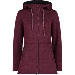 CMP Long Jacket Fix Hood Damen Kapuzensweater