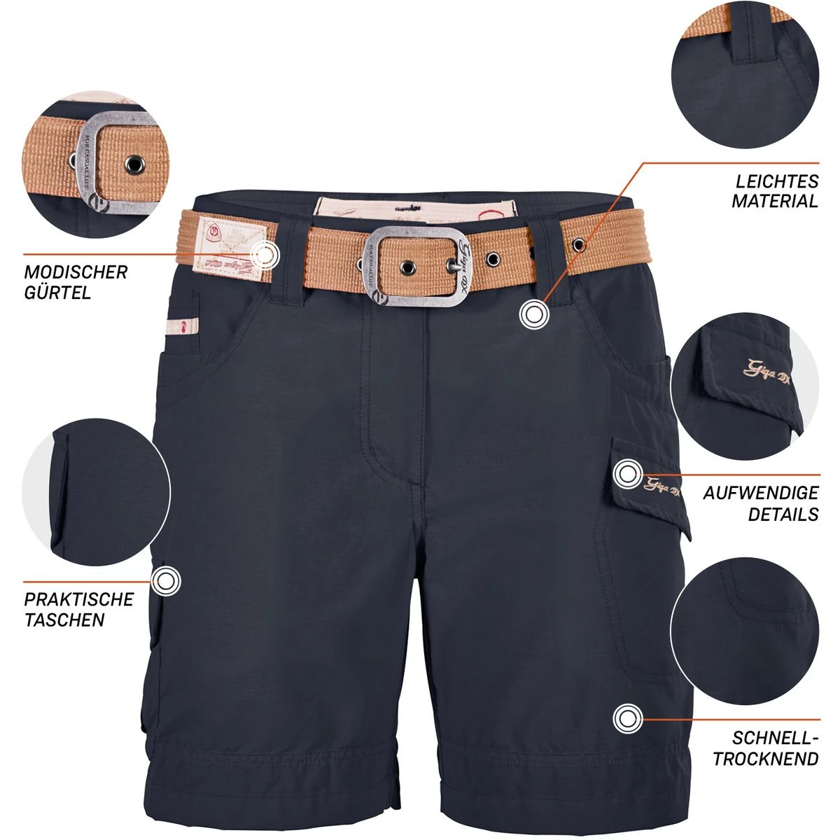 G.I.G.A. DX By Killtec G.I.G.A.DX Hira Damen Shorts 3 G.I.G.A. DX By Killtec G.I.G.A.DX Hira Damen Shorts – Bild 3