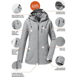 G.I.G.A. DX By Killtec G.I.G.A.DX Gs 32 Damen Windbreaker -Sport 2000 Geschaft gigadx 3834500 344 detail1