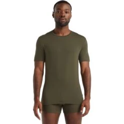 Icebreaker Anatomica Crewe Herren Unterhemd