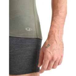 Icebreaker Anatomica Crewe Herren Unterhemd -Sport 2000 Geschaft icebreaker 103033 069 model5