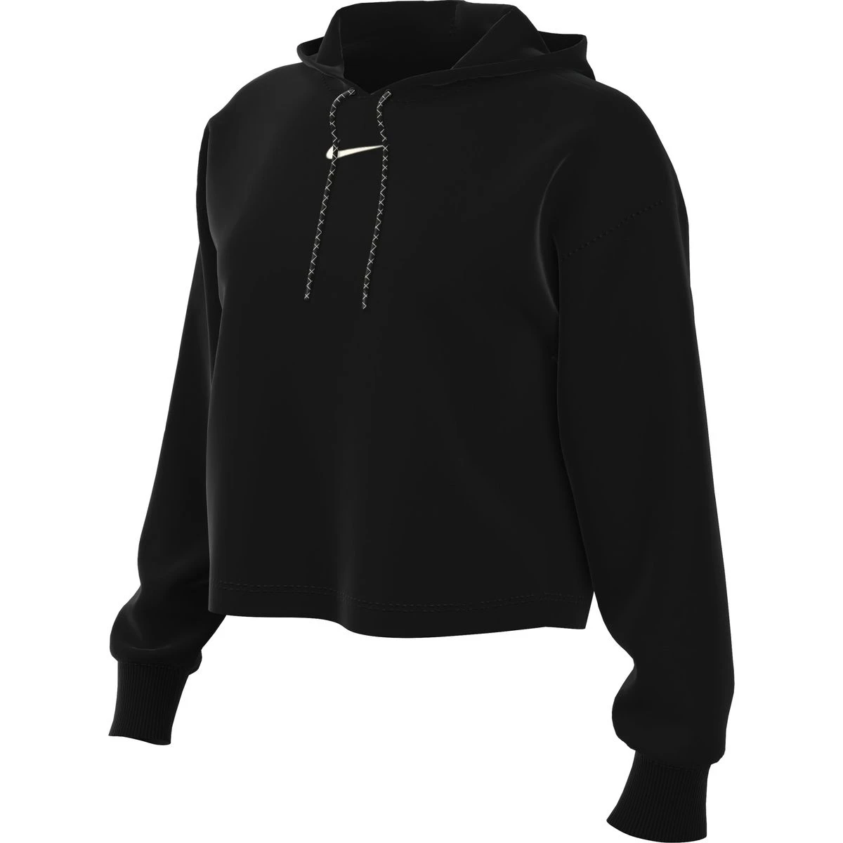 Nike Sportswear Velour Cropped Damen Kapuzensweater 1 Nike Sportswear Velour Cropped Damen Kapuzensweater