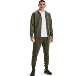 Under Armour UA Rival Cotton Mit Durchgängigem Reißverschluss Herren Kapuzensweater -Sport 2000 Geschaft underarmour 1357106 390 model1