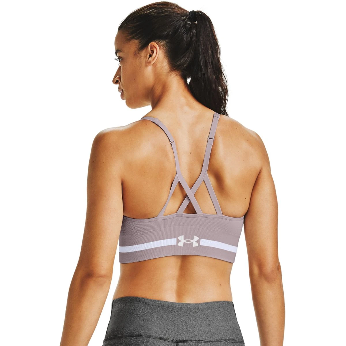 Under Armour UA Seamless Low Long Damen Sport-BH 2 Under Armour UA Seamless Low Long Damen Sport-BH – Bild 2